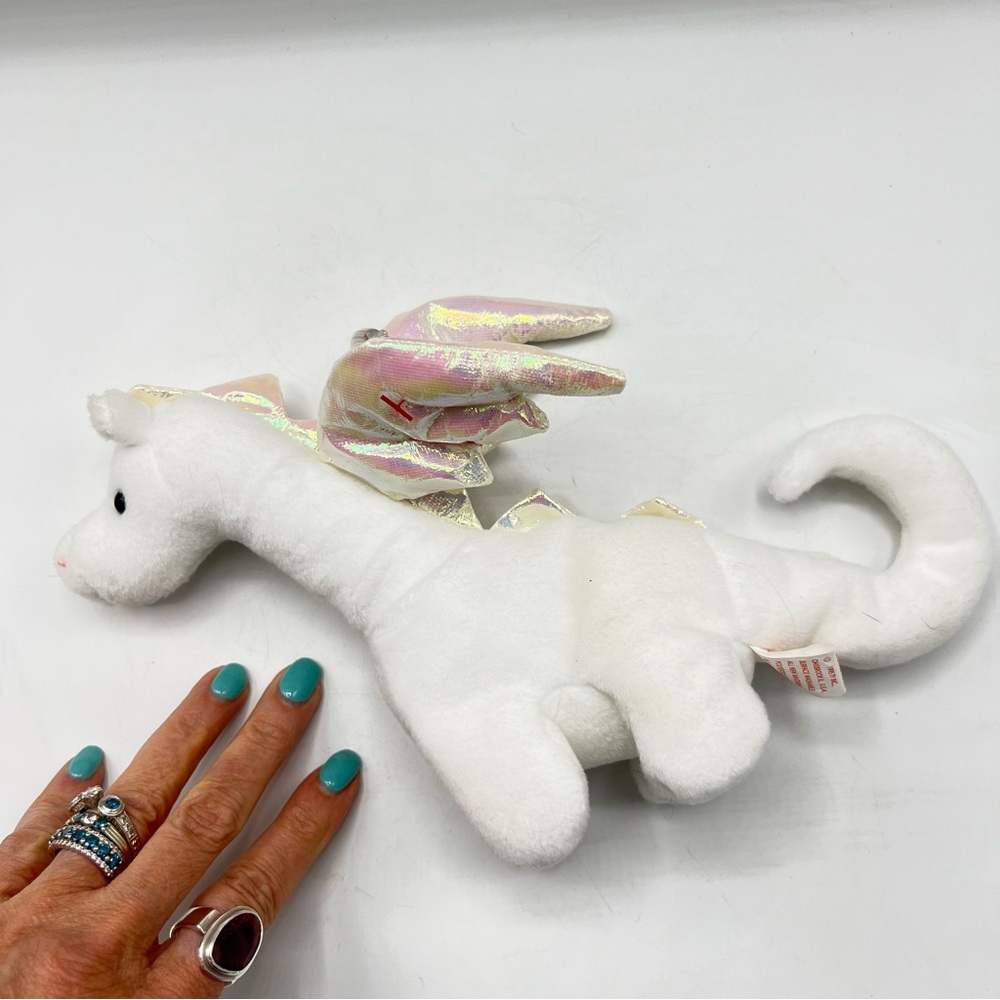 Vintage 1995 Ty Magic the Dragon Beanie Babies Collection RARE Plush PVC Pellets - Picture 14 of 17